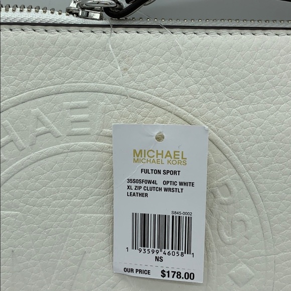 MICHAEL KORS FULTON SPORT XL ZIP CLUTCH WRISTLET - Picture 12 of 16